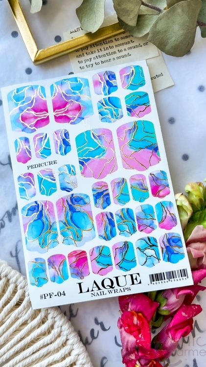 Пленки LAQUE NAIL WRAPS FOIL №4